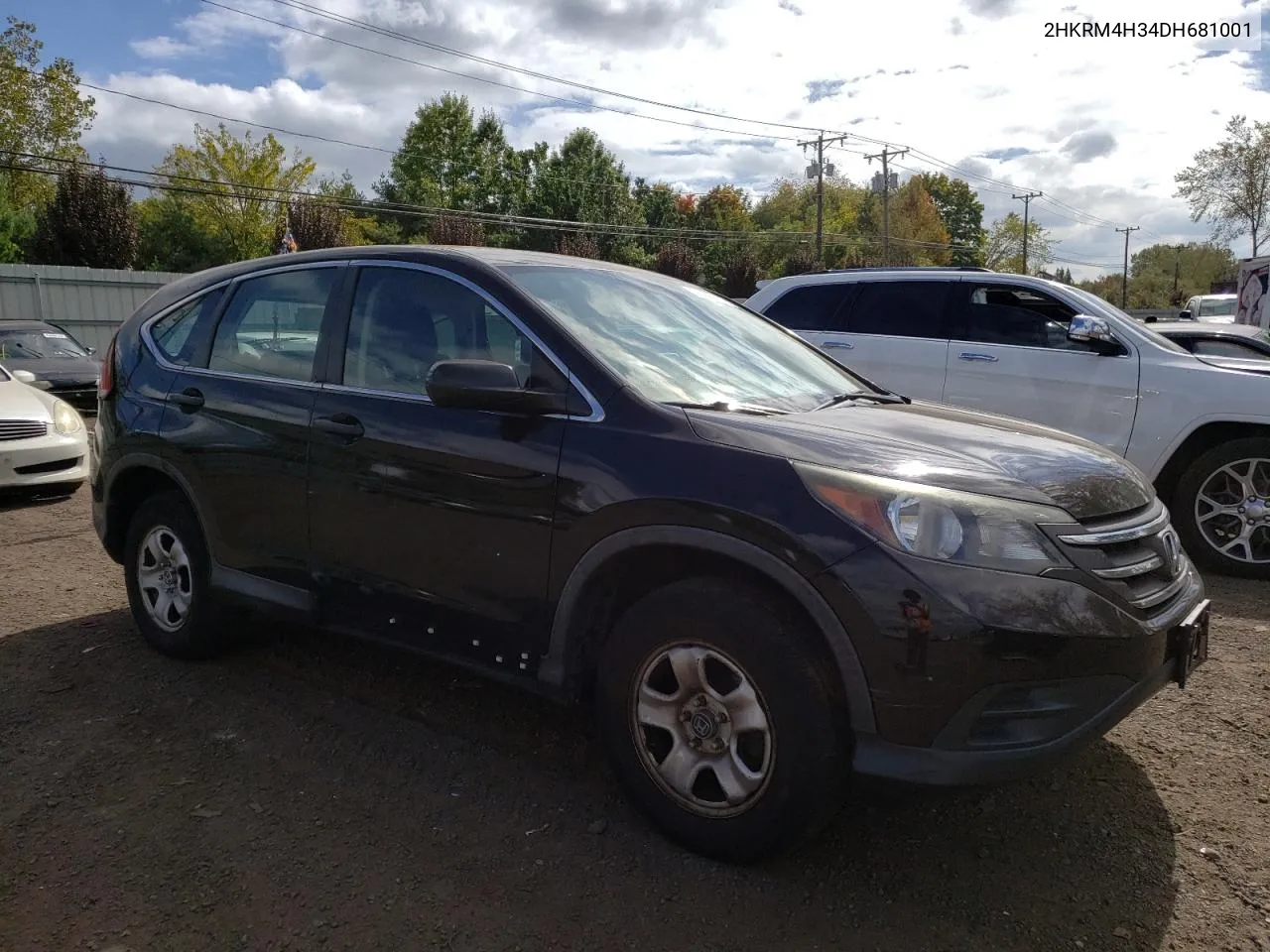 2013 Honda Cr-V Lx VIN: 2HKRM4H34DH681001 Lot: 74365674