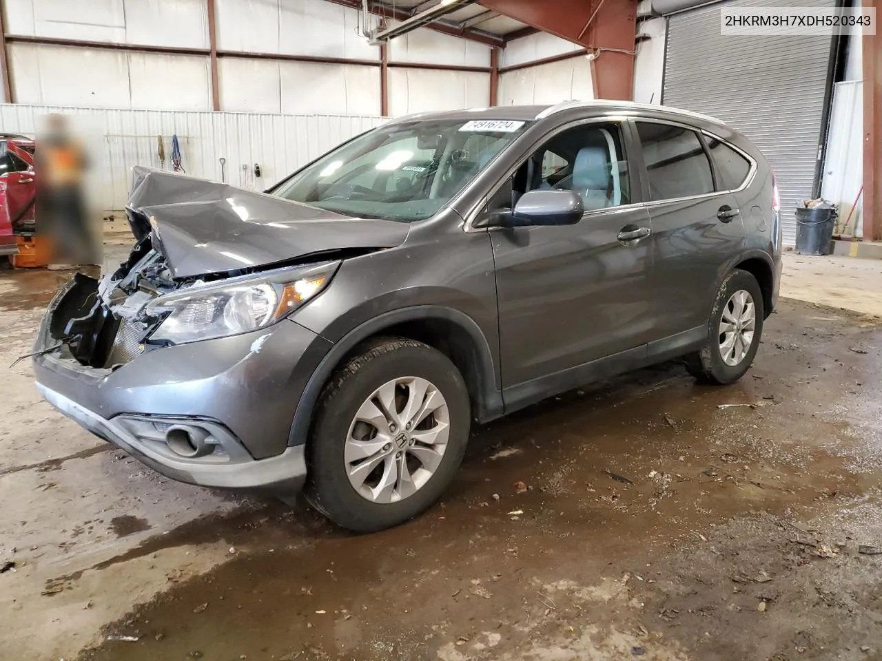 2013 Honda Cr-V Exl VIN: 2HKRM3H7XDH520343 Lot: 74916724