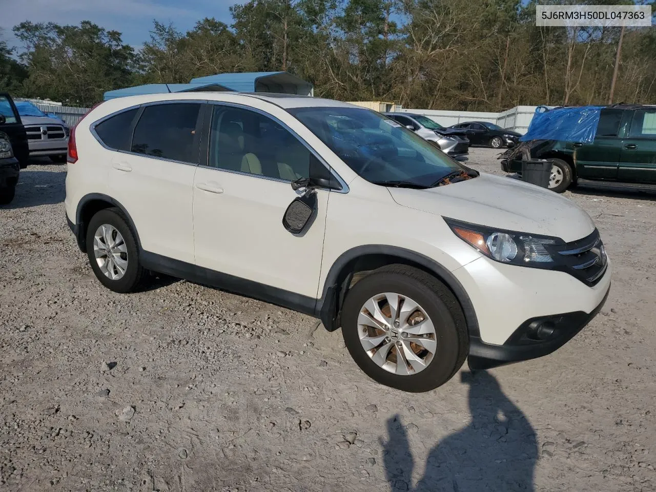 2013 Honda Cr-V Ex VIN: 5J6RM3H50DL047363 Lot: 75030894