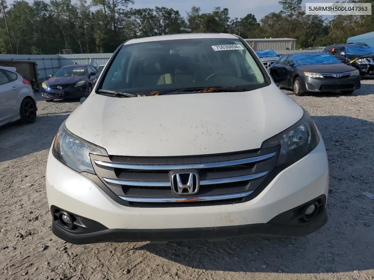 2013 Honda Cr-V Ex VIN: 5J6RM3H50DL047363 Lot: 75030894