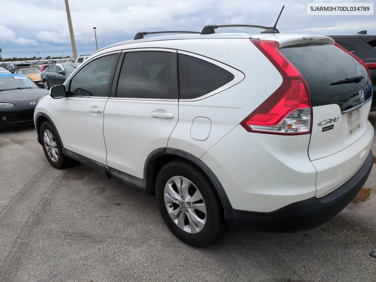 2013 Honda Cr-V Exl VIN: 5J6RM3H70DL034789 Lot: 75044074