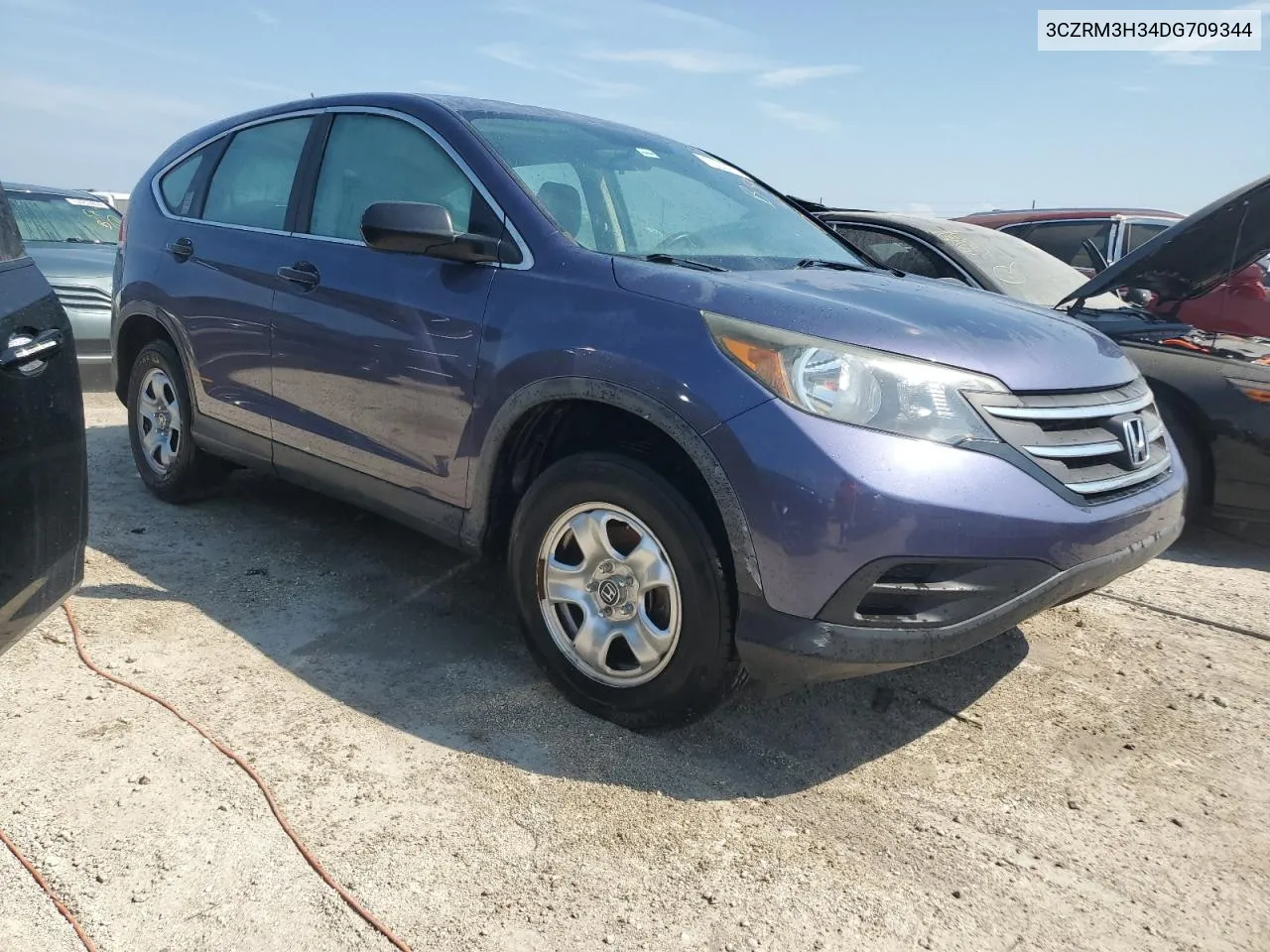 2013 Honda Cr-V Lx VIN: 3CZRM3H34DG709344 Lot: 75247514