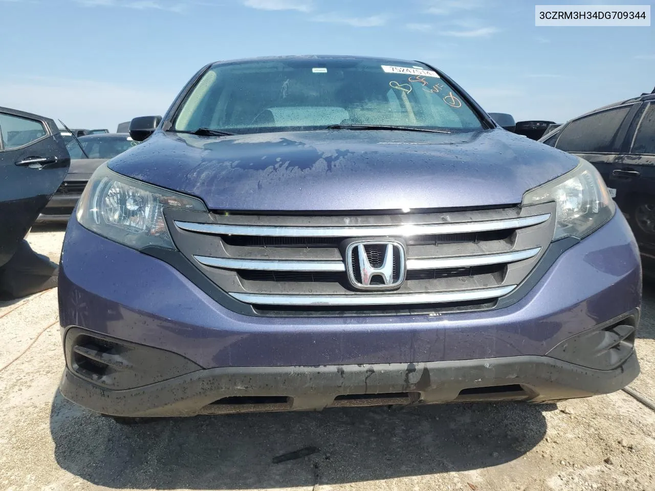 2013 Honda Cr-V Lx VIN: 3CZRM3H34DG709344 Lot: 75247514