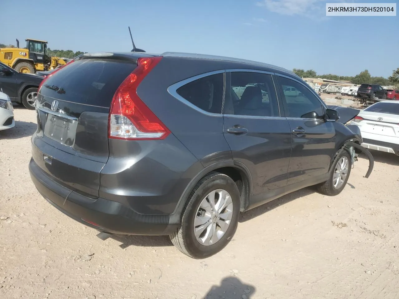 2013 Honda Cr-V Exl VIN: 2HKRM3H73DH520104 Lot: 75311934