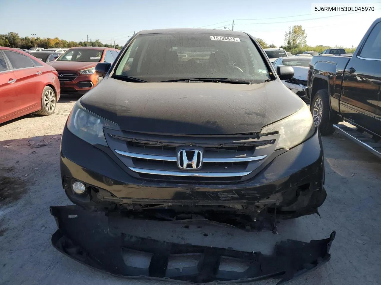 2013 Honda Cr-V Ex VIN: 5J6RM4H53DL045970 Lot: 75738534