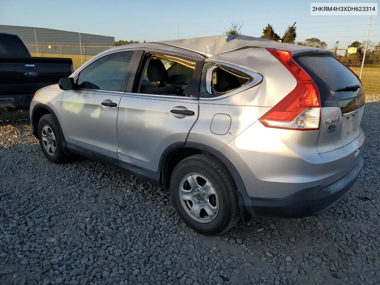 2013 Honda Cr-V Lx VIN: 2HKRM4H3XDH623314 Lot: 75945434