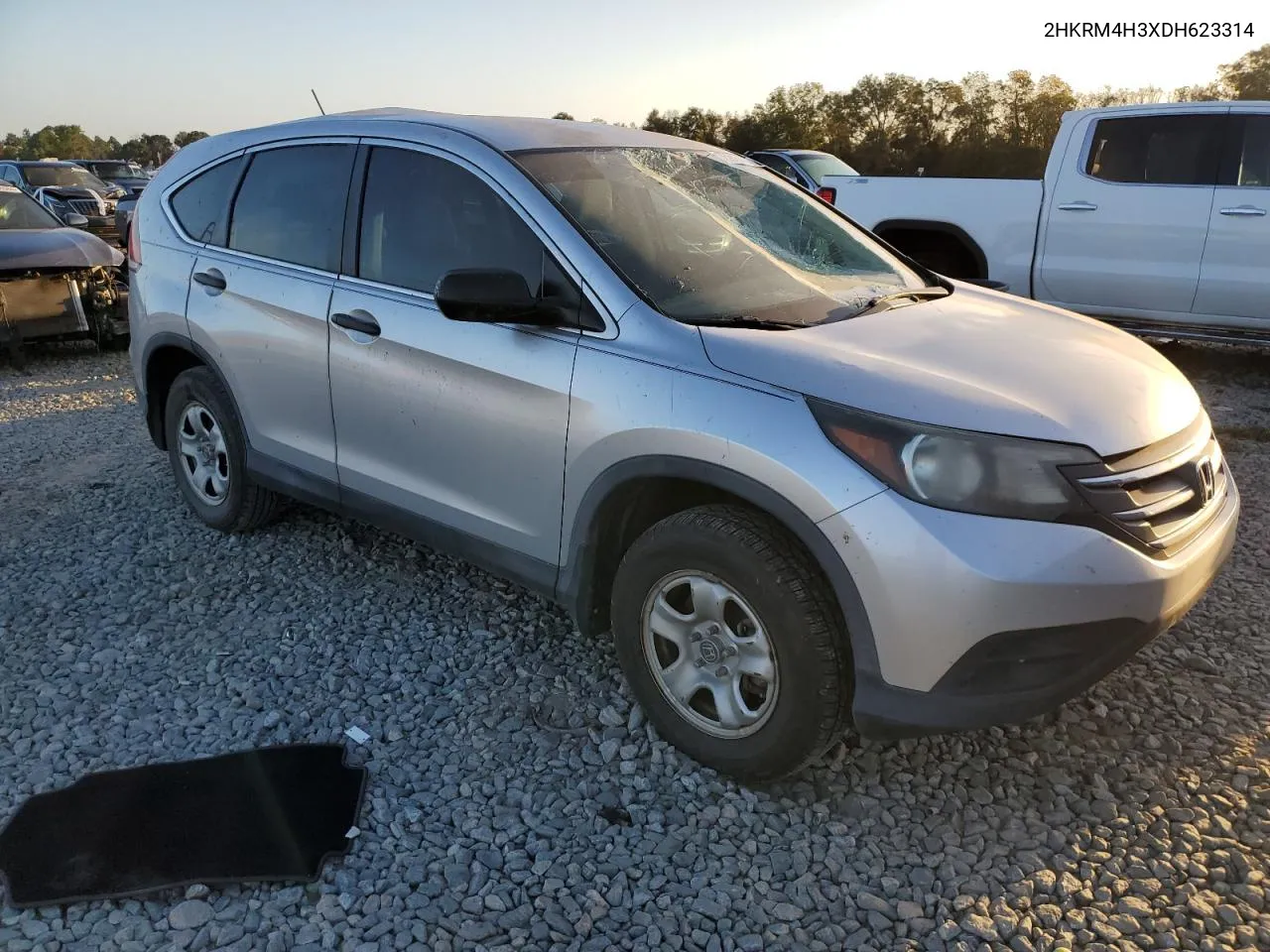 2013 Honda Cr-V Lx VIN: 2HKRM4H3XDH623314 Lot: 75945434