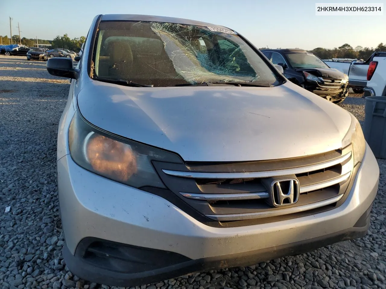 2013 Honda Cr-V Lx VIN: 2HKRM4H3XDH623314 Lot: 75945434