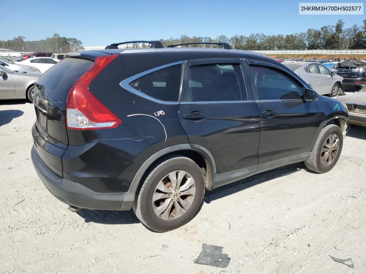 2013 Honda Cr-V Exl VIN: 2HKRM3H70DH502577 Lot: 76051654