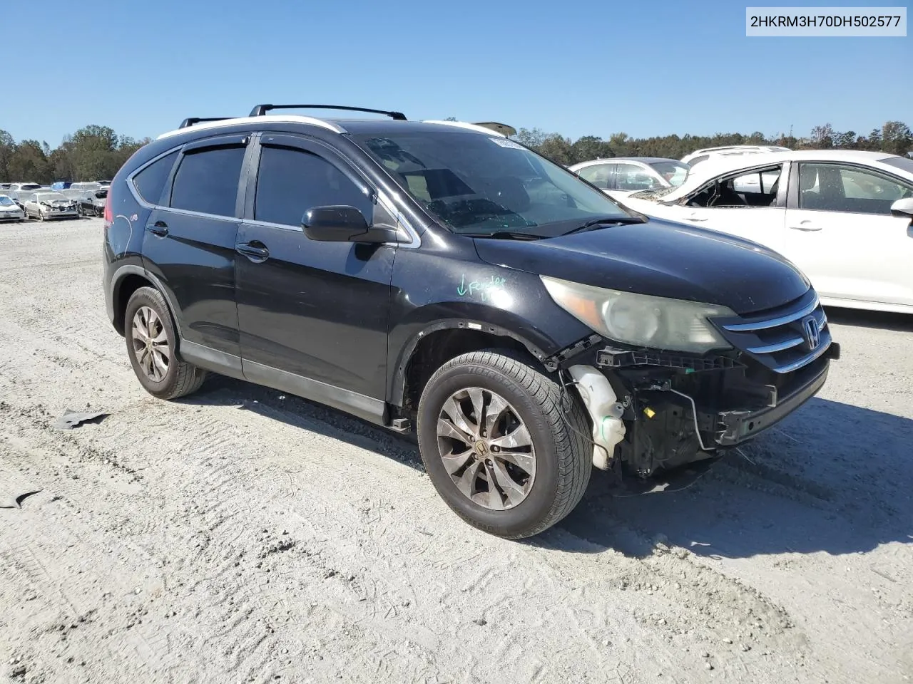 2013 Honda Cr-V Exl VIN: 2HKRM3H70DH502577 Lot: 76051654