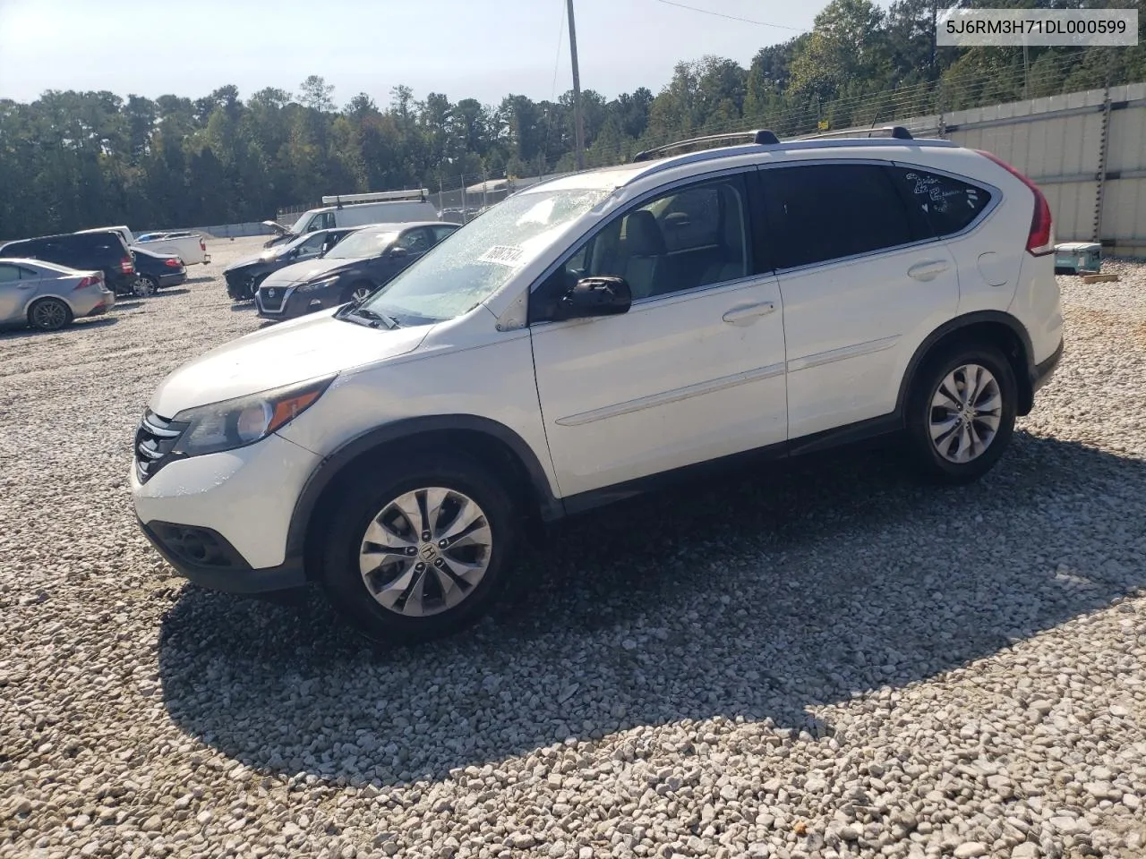 2013 Honda Cr-V Exl VIN: 5J6RM3H71DL000599 Lot: 76087574