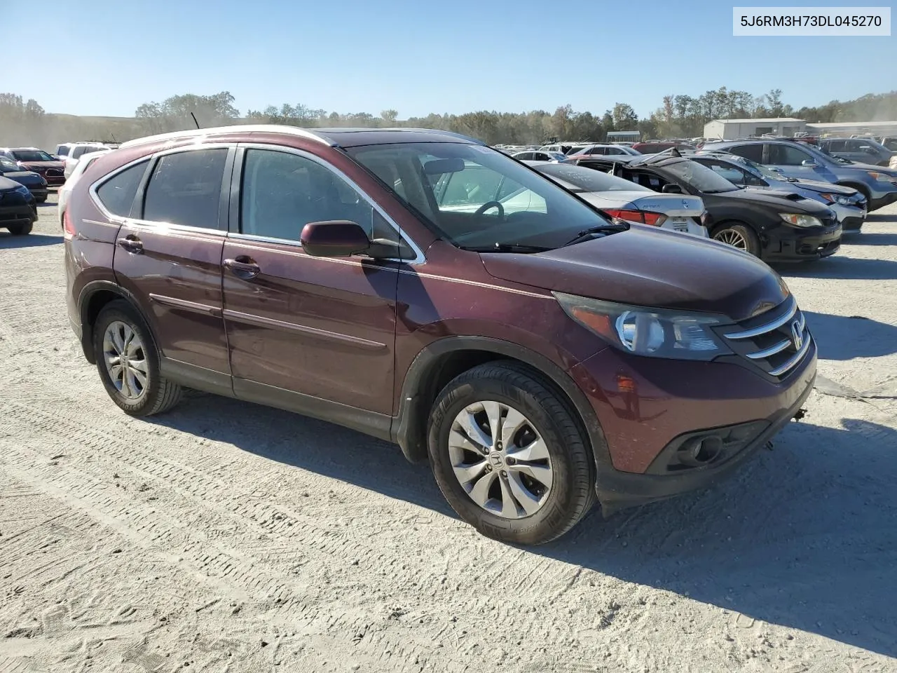 2013 Honda Cr-V Exl VIN: 5J6RM3H73DL045270 Lot: 76253084