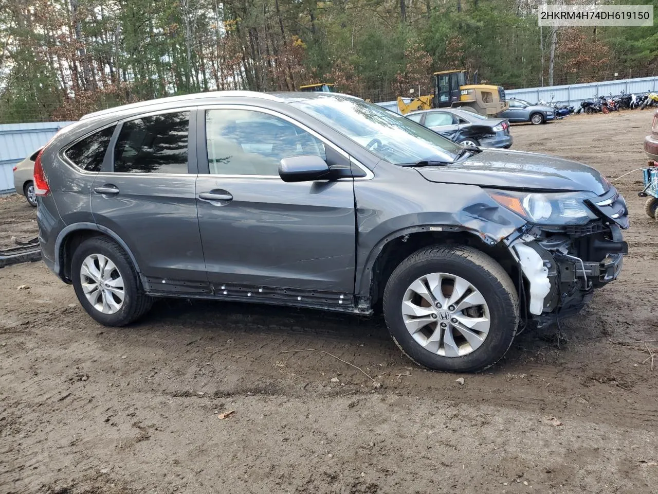 2013 Honda Cr-V Exl VIN: 2HKRM4H74DH619150 Lot: 76322014