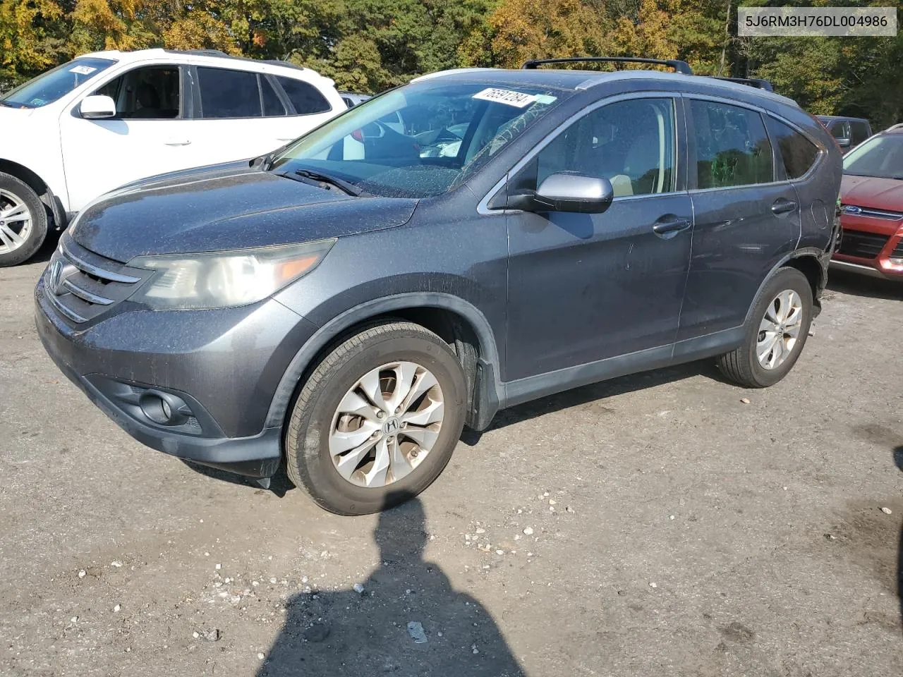 2013 Honda Cr-V Exl VIN: 5J6RM3H76DL004986 Lot: 76591284