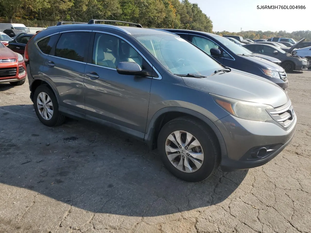 2013 Honda Cr-V Exl VIN: 5J6RM3H76DL004986 Lot: 76591284