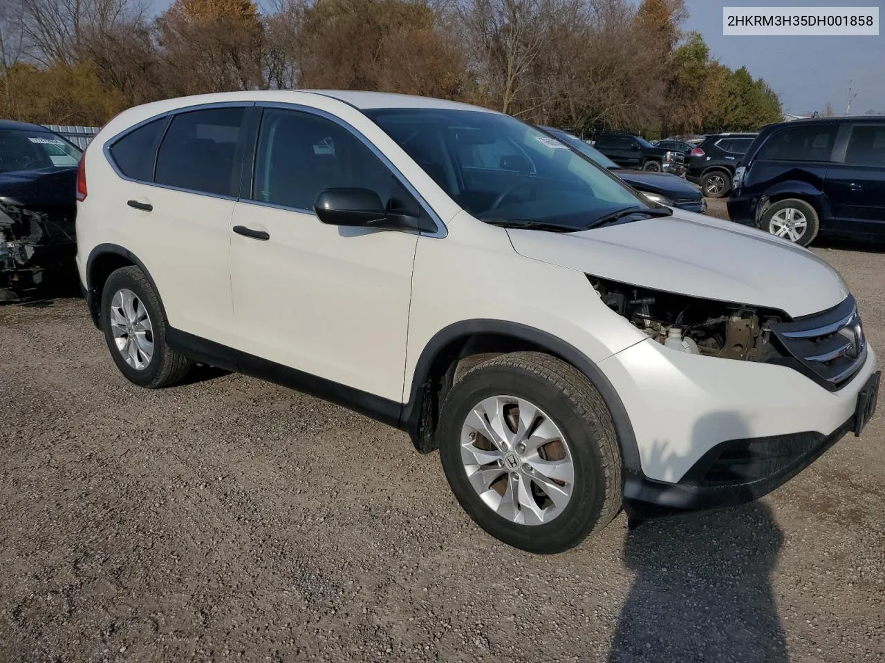 2013 Honda Cr-V Lx VIN: 2HKRM3H35DH001858 Lot: 76600144