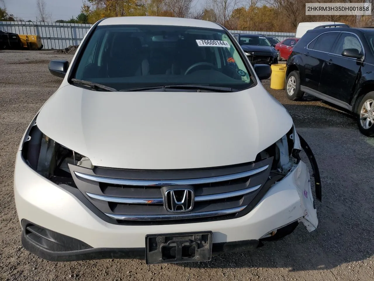 2013 Honda Cr-V Lx VIN: 2HKRM3H35DH001858 Lot: 76600144