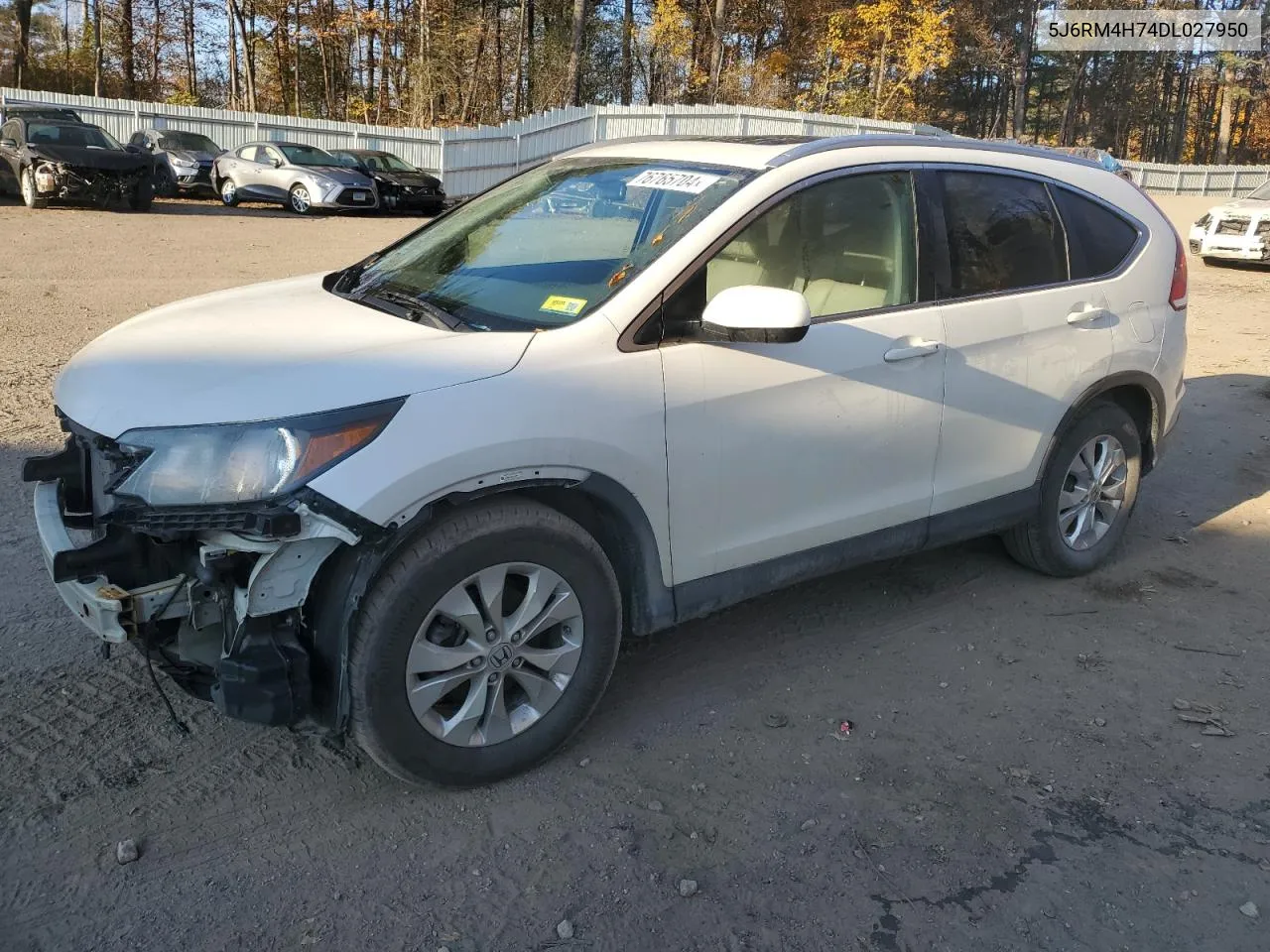 2013 Honda Cr-V Exl VIN: 5J6RM4H74DL027950 Lot: 76765704