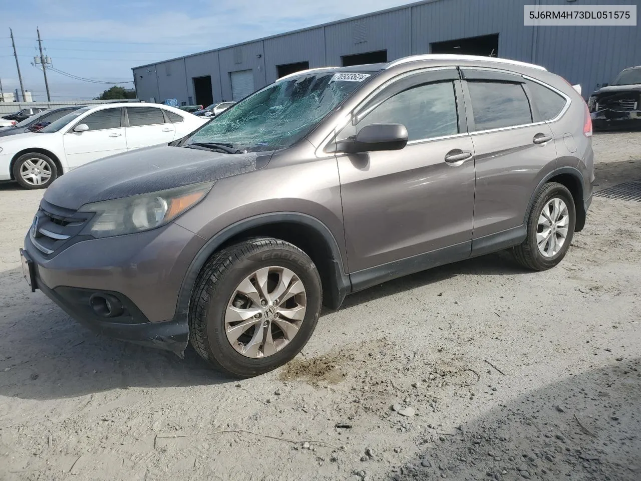 2013 Honda Cr-V Exl VIN: 5J6RM4H73DL051575 Lot: 76933624