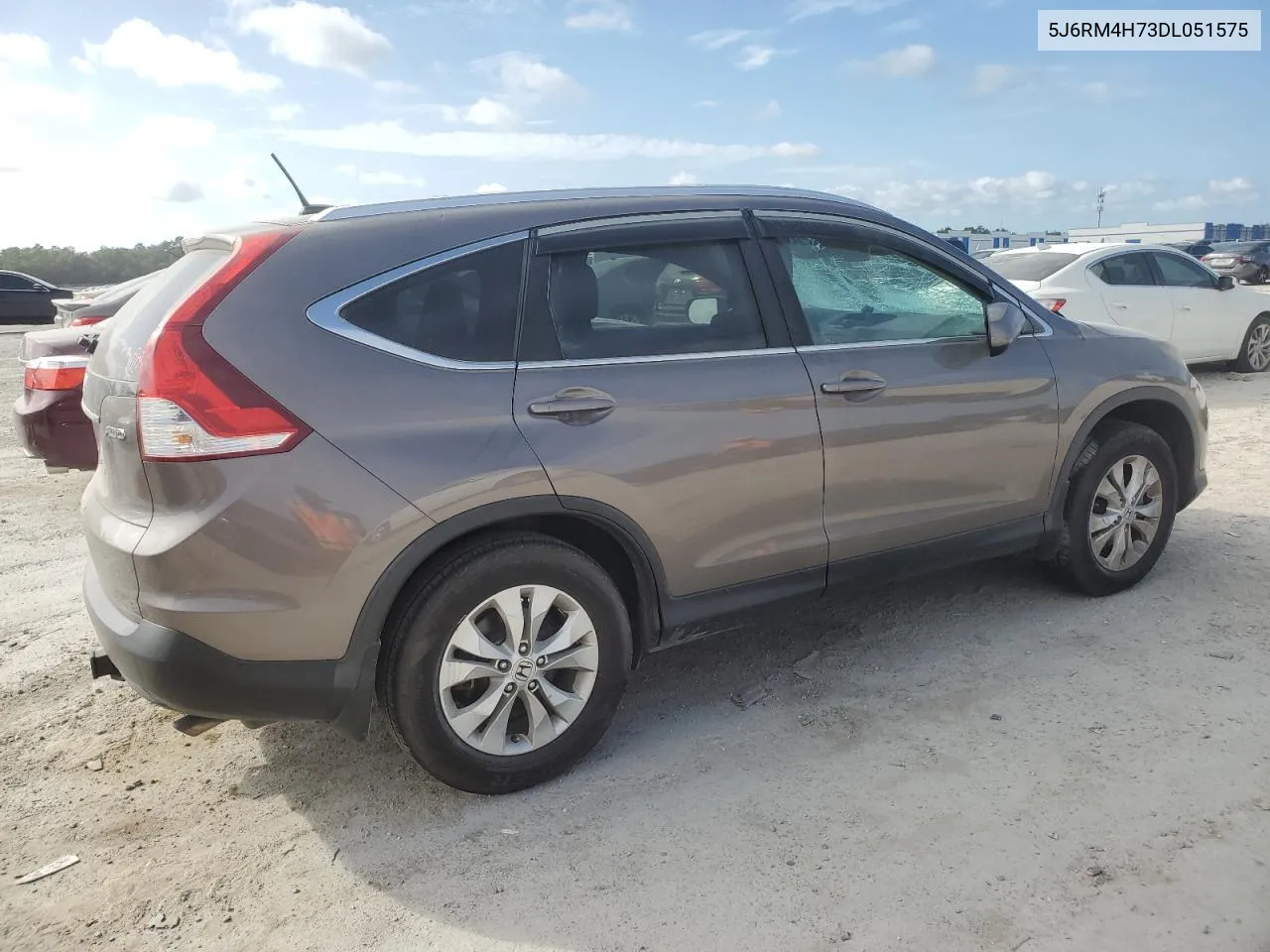 2013 Honda Cr-V Exl VIN: 5J6RM4H73DL051575 Lot: 76933624