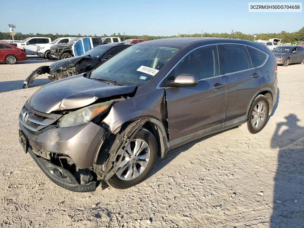 2013 Honda Cr-V Ex VIN: 3CZRM3H50DG704658 Lot: 76970024