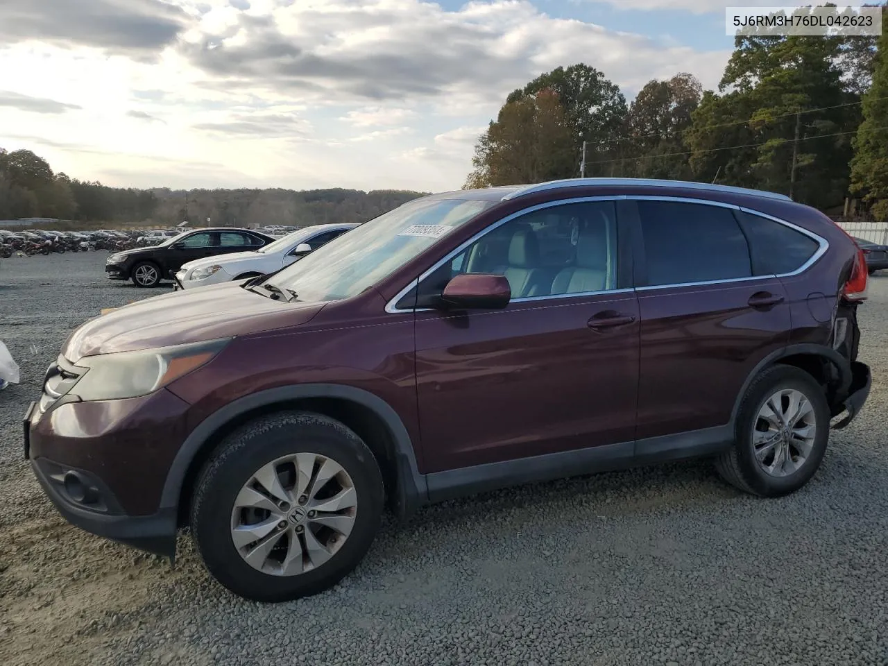 2013 Honda Cr-V Exl VIN: 5J6RM3H76DL042623 Lot: 77009354