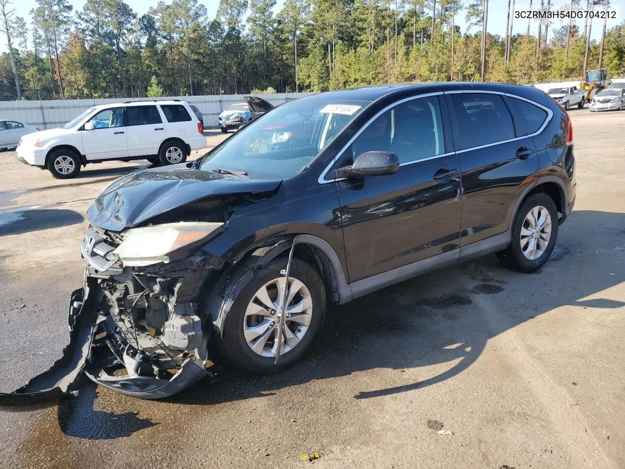 2013 Honda Cr-V Ex VIN: 3CZRM3H54DG704212 Lot: 77091604