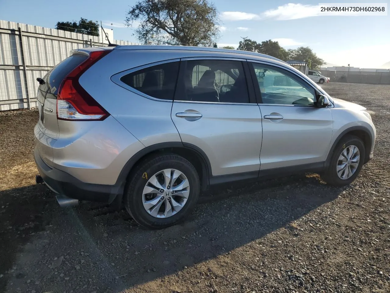 2013 Honda Cr-V Exl VIN: 2HKRM4H73DH602968 Lot: 77173174