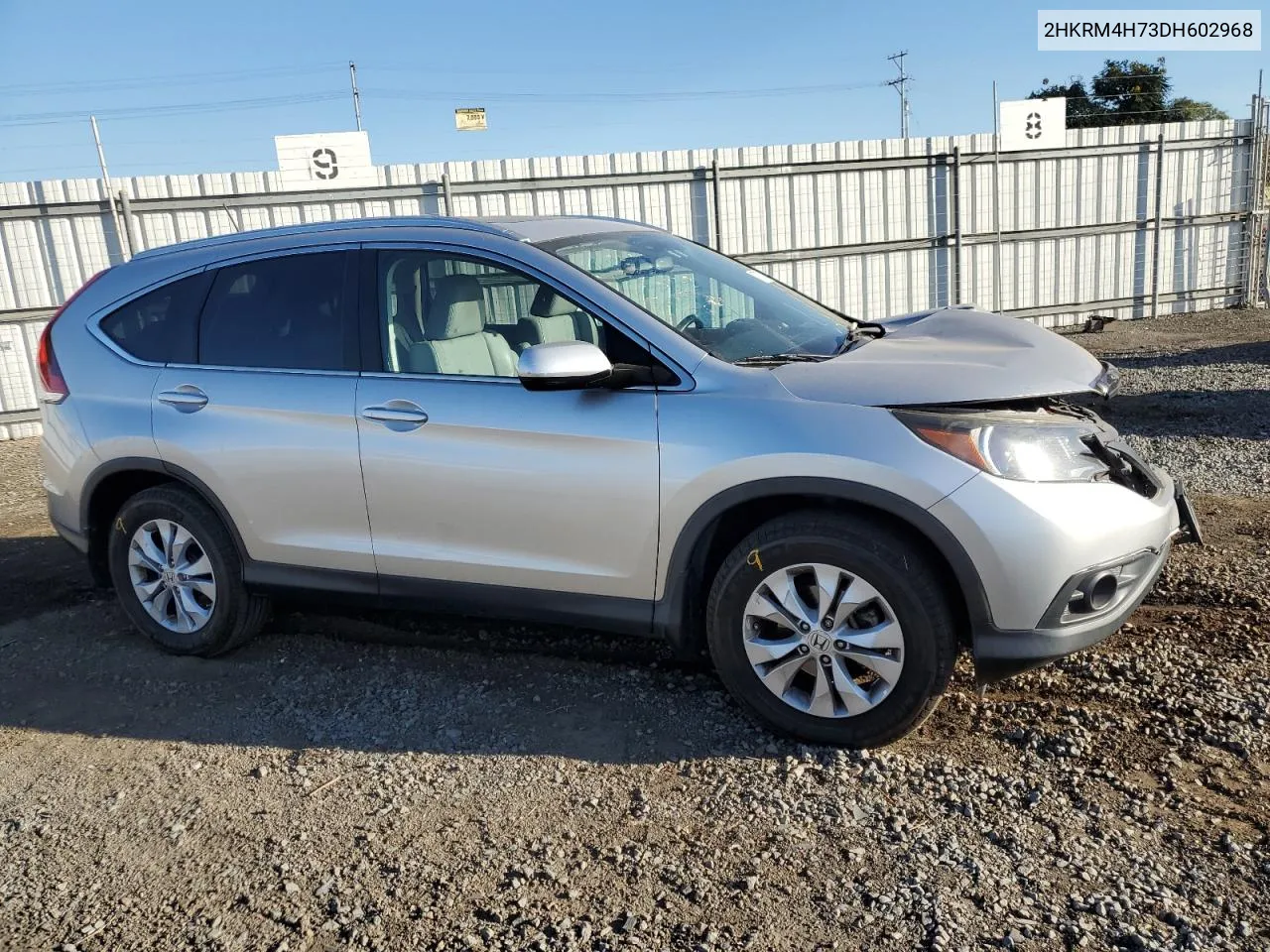 2013 Honda Cr-V Exl VIN: 2HKRM4H73DH602968 Lot: 77173174