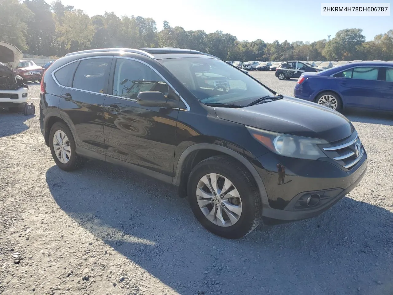 2013 Honda Cr-V Exl VIN: 2HKRM4H78DH606787 Lot: 77457184