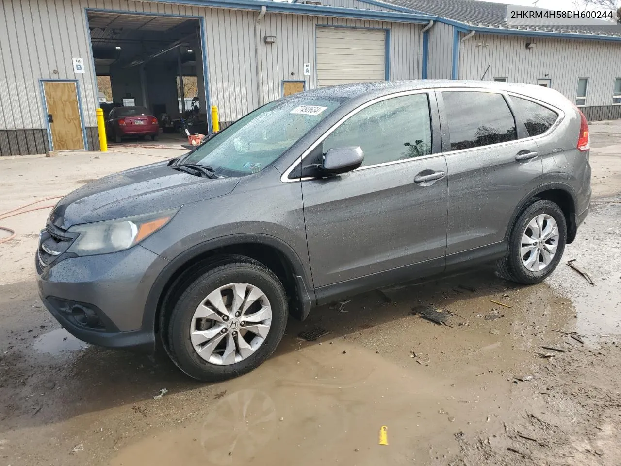 2013 Honda Cr-V Ex VIN: 2HKRM4H58DH600244 Lot: 77492634