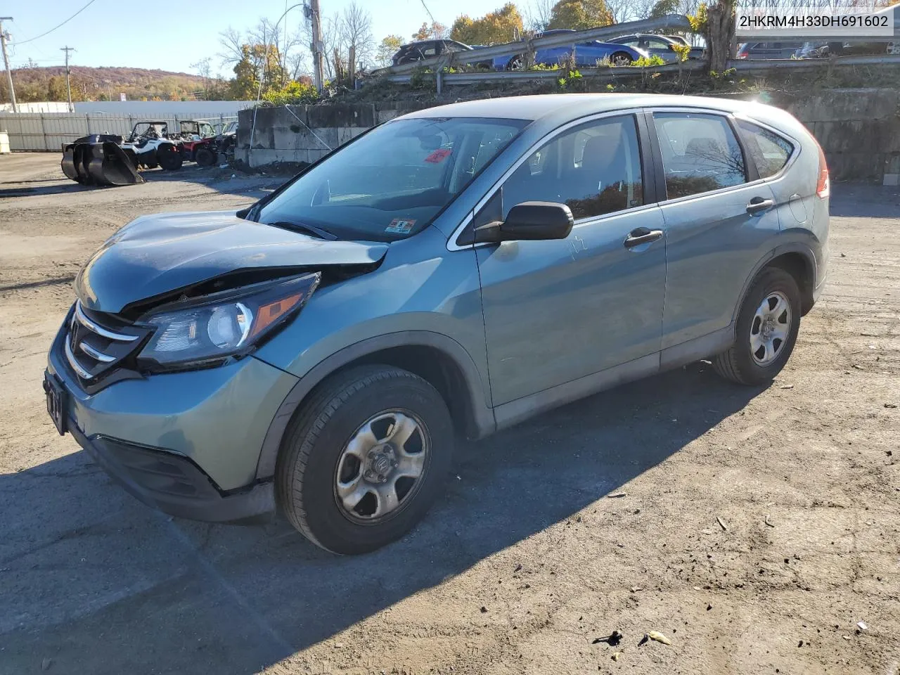 2HKRM4H33DH691602 2013 Honda Cr-V Lx