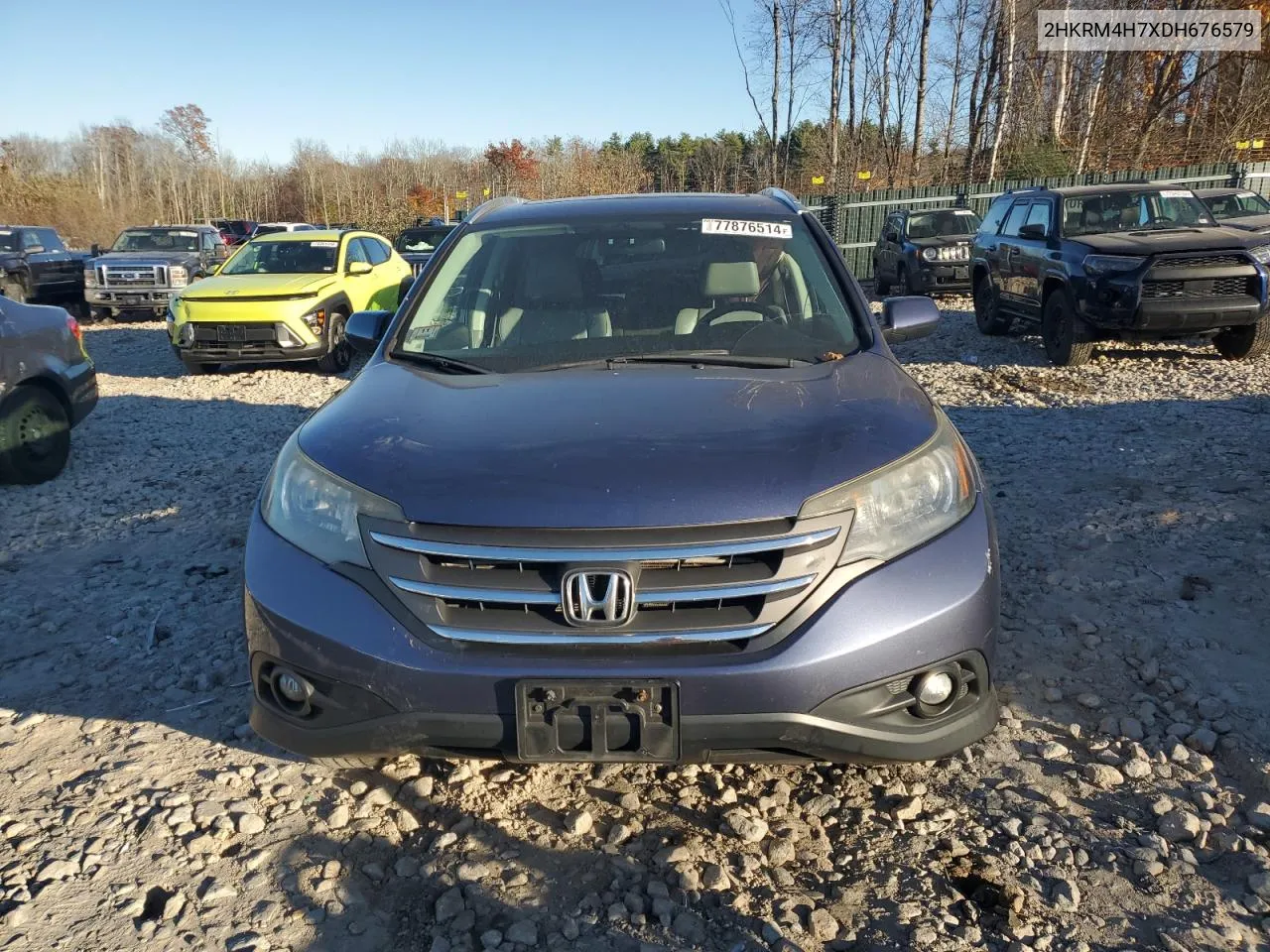 2013 Honda Cr-V Exl VIN: 2HKRM4H7XDH676579 Lot: 77876514