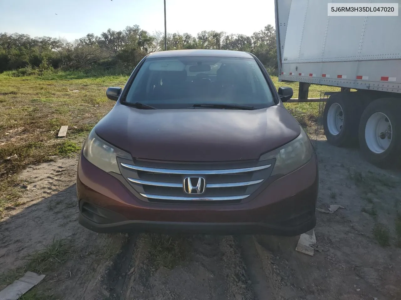 2013 Honda Cr-V Lx VIN: 5J6RM3H35DL047020 Lot: 77905284