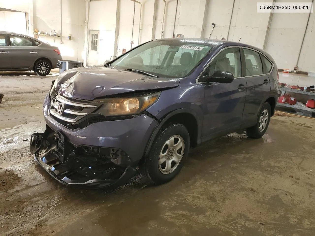 2013 Honda Cr-V Lx VIN: 5J6RM4H35DL000320 Lot: 77981274