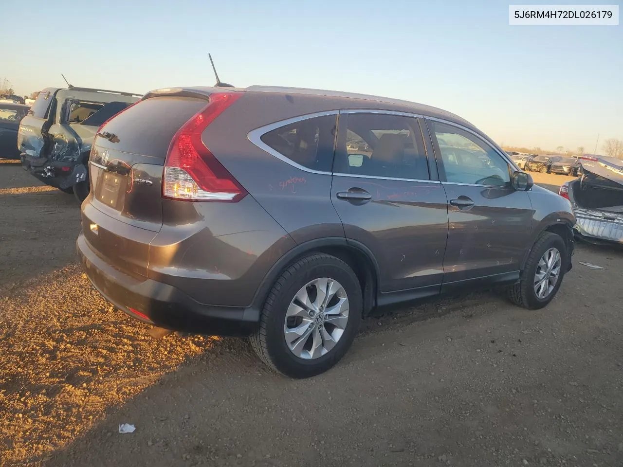 2013 Honda Cr-V Exl VIN: 5J6RM4H72DL026179 Lot: 78002404