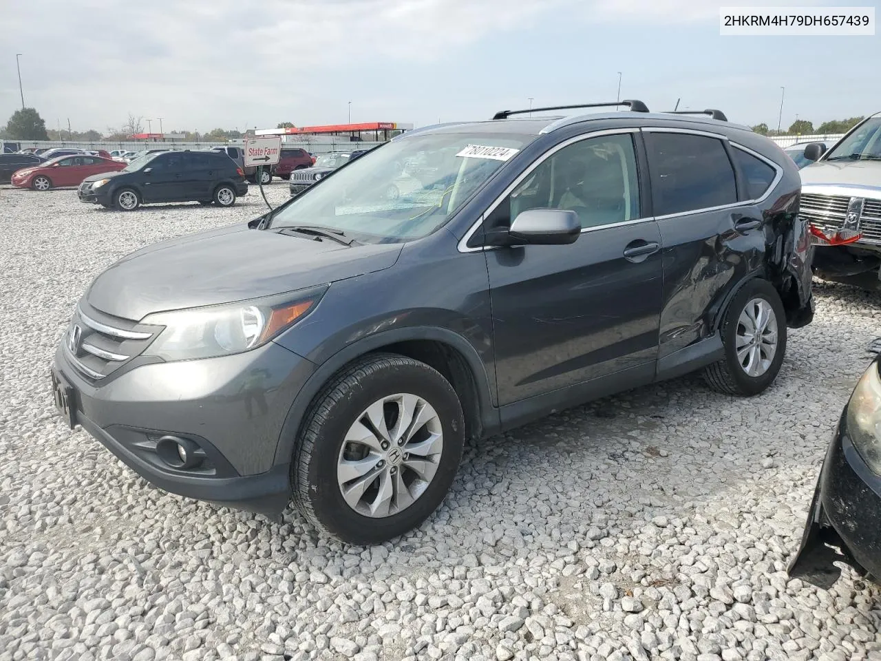 2013 Honda Cr-V Exl VIN: 2HKRM4H79DH657439 Lot: 78010224