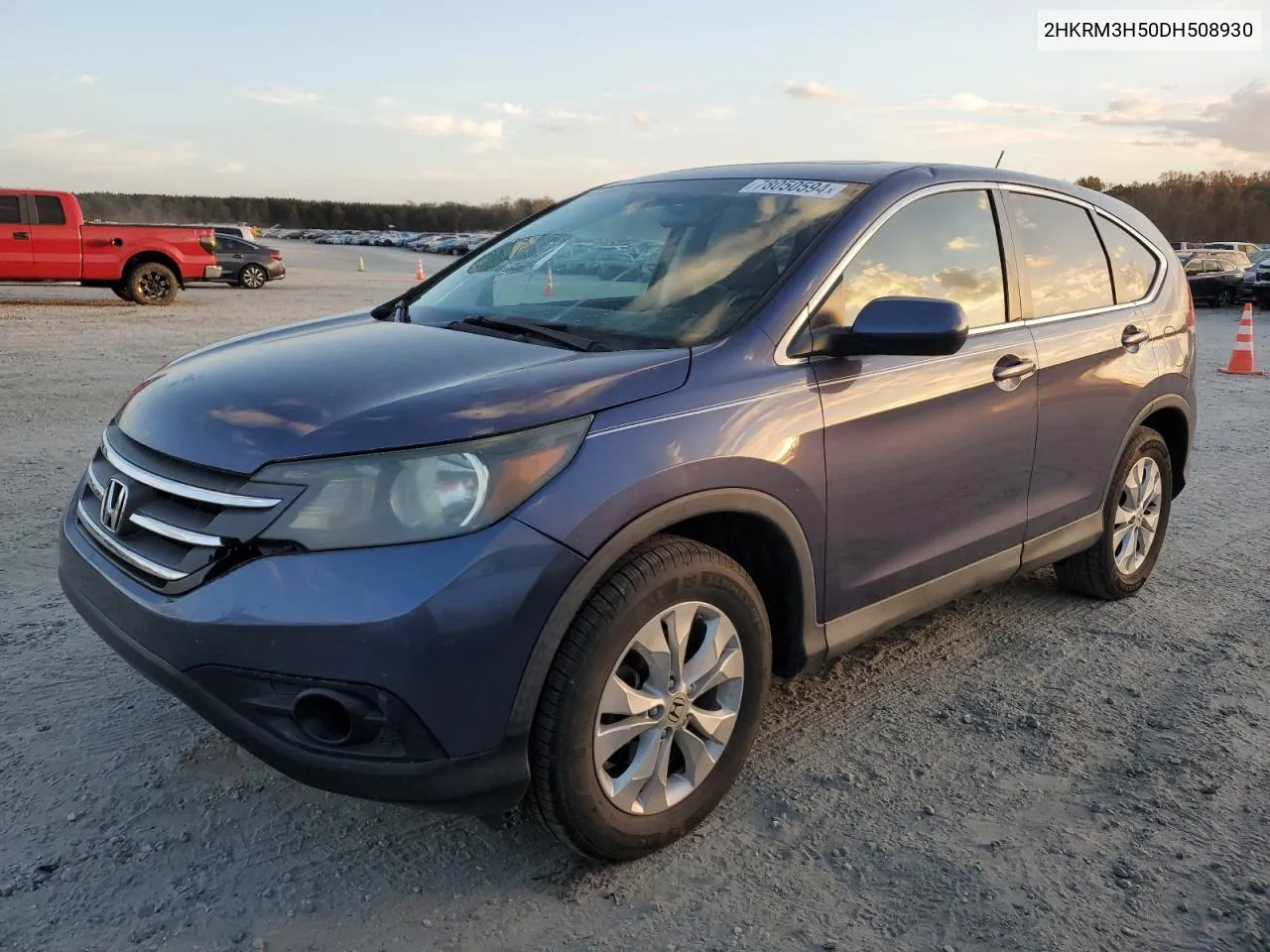 2013 Honda Cr-V Ex VIN: 2HKRM3H50DH508930 Lot: 78050594