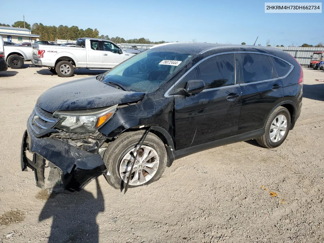 2013 Honda Cr-V Exl VIN: 2HKRM4H73DH662734 Lot: 78072444