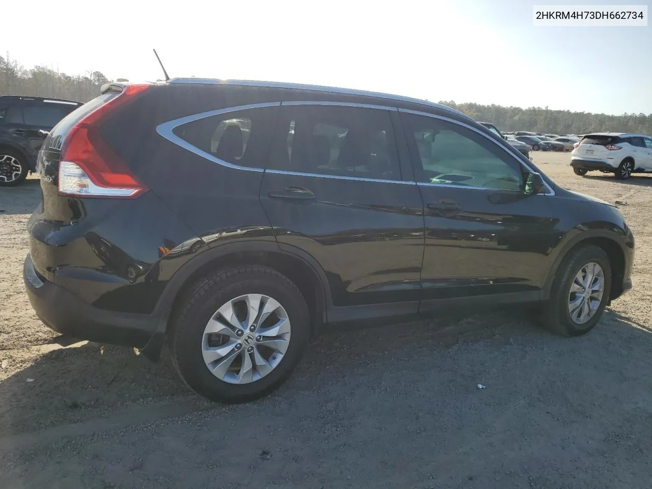 2013 Honda Cr-V Exl VIN: 2HKRM4H73DH662734 Lot: 78072444