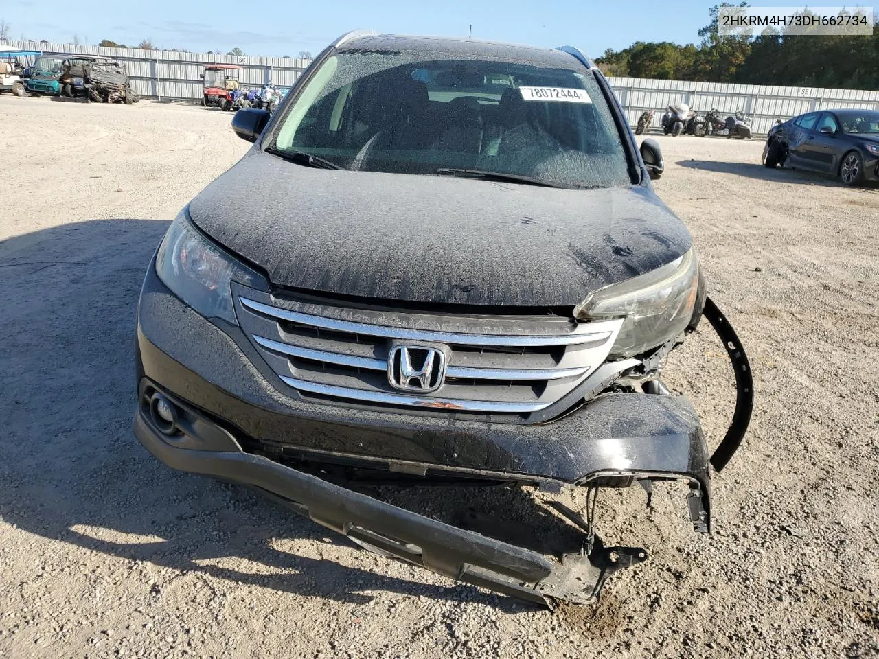 2013 Honda Cr-V Exl VIN: 2HKRM4H73DH662734 Lot: 78072444