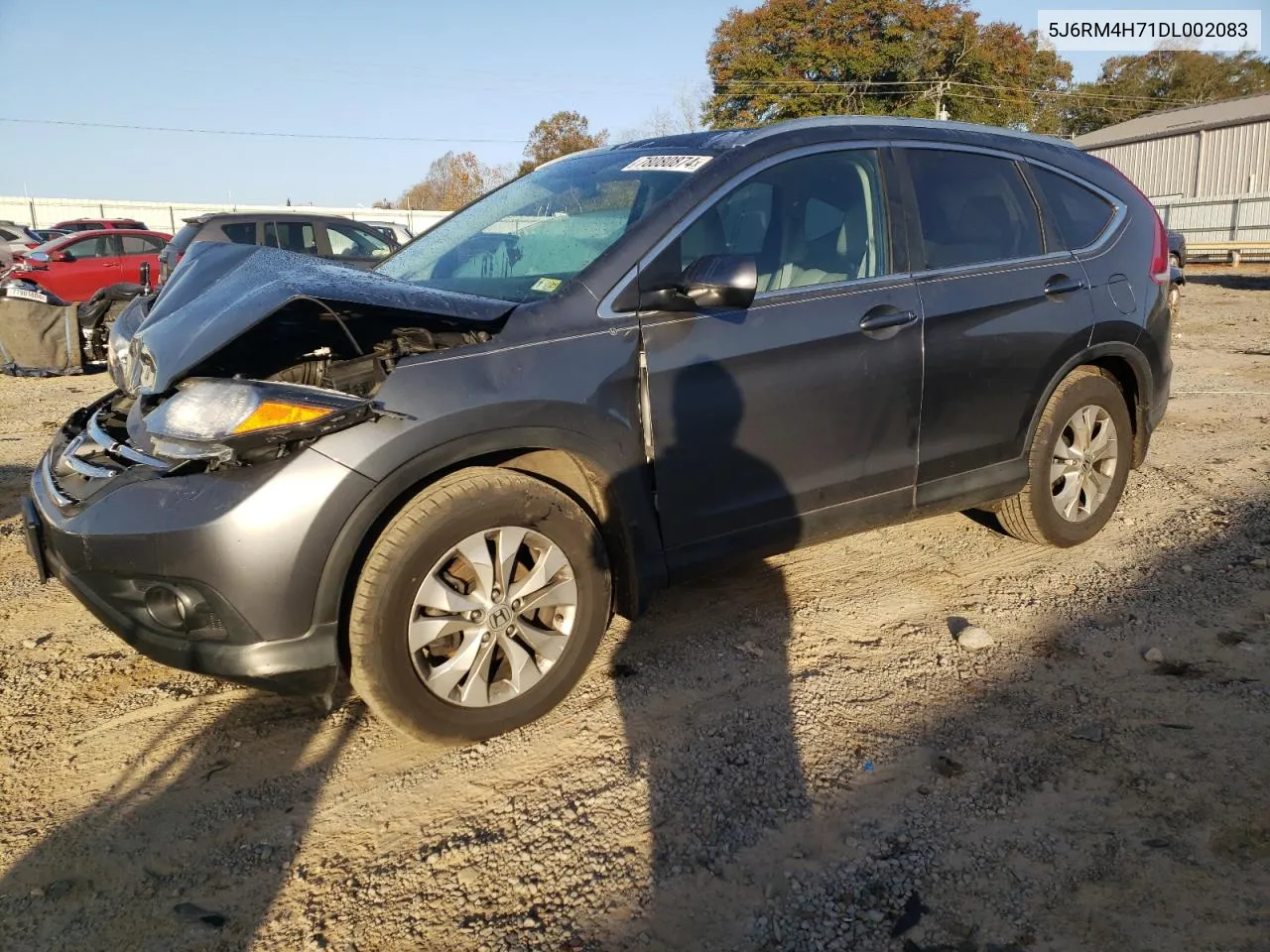 2013 Honda Cr-V Exl VIN: 5J6RM4H71DL002083 Lot: 78080874