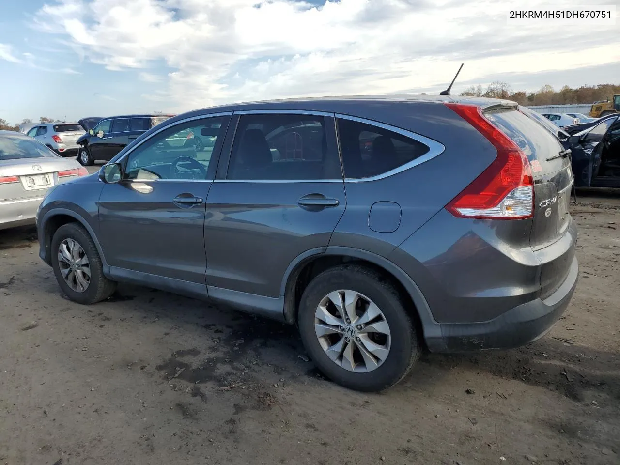 2013 Honda Cr-V Ex VIN: 2HKRM4H51DH670751 Lot: 78158934