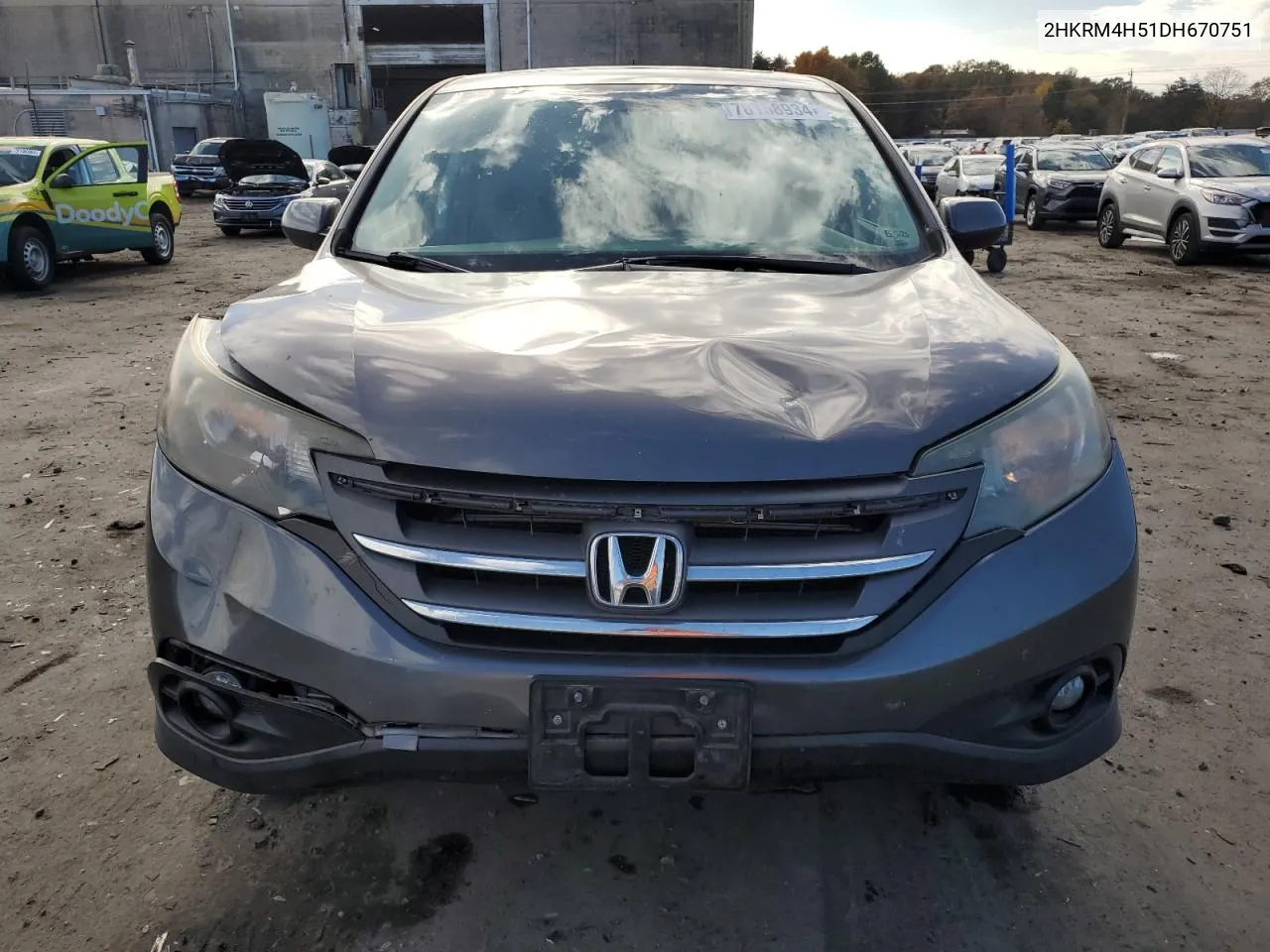 2013 Honda Cr-V Ex VIN: 2HKRM4H51DH670751 Lot: 78158934