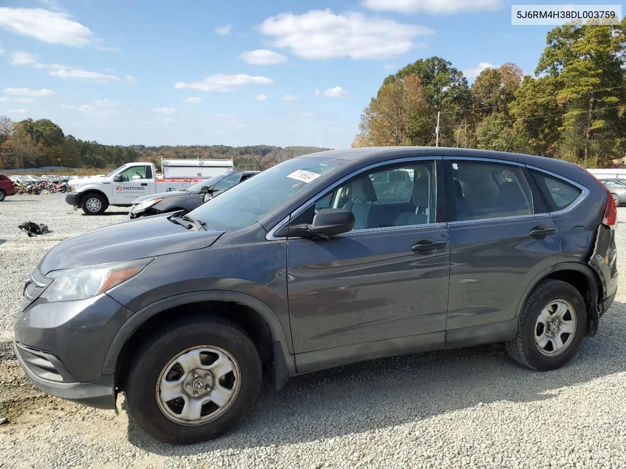 2013 Honda Cr-V Lx VIN: 5J6RM4H38DL003759 Lot: 78196934