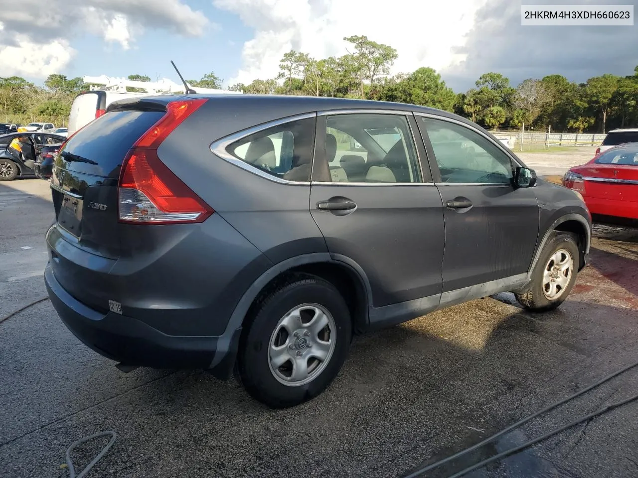 2013 Honda Cr-V Lx VIN: 2HKRM4H3XDH660623 Lot: 78239664