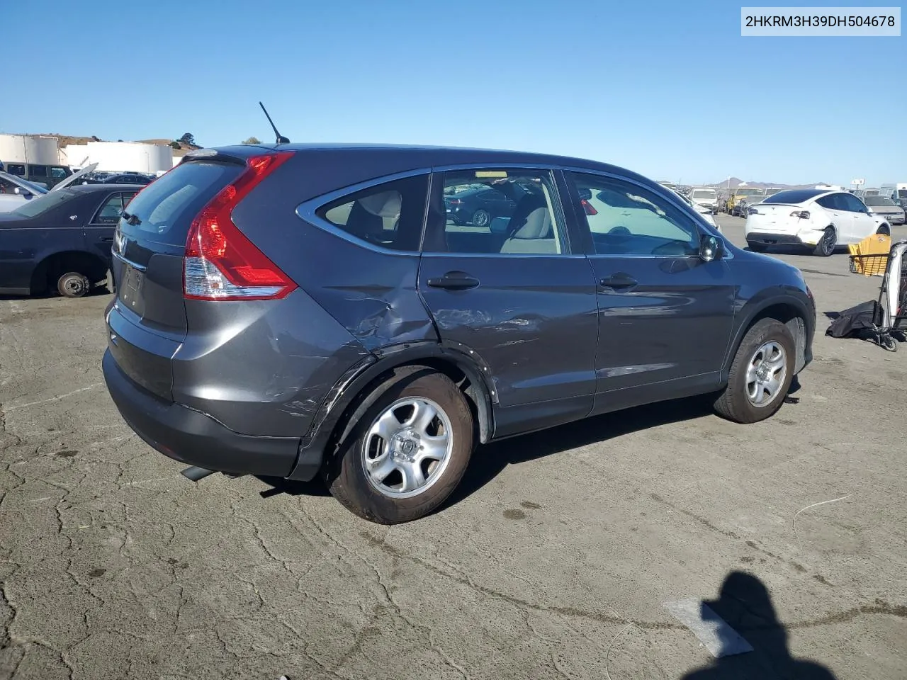 2013 Honda Cr-V Lx VIN: 2HKRM3H39DH504678 Lot: 78279144