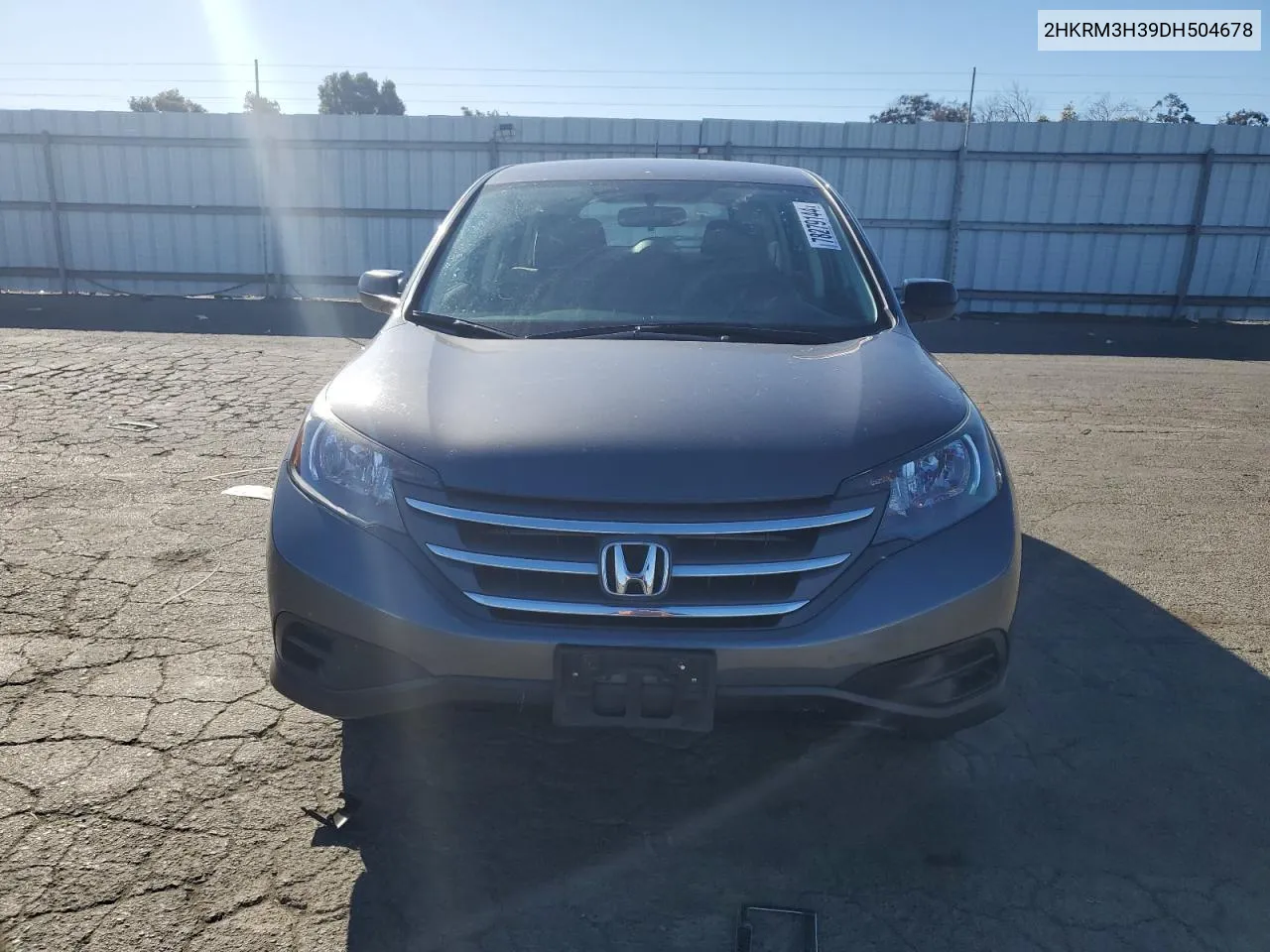 2013 Honda Cr-V Lx VIN: 2HKRM3H39DH504678 Lot: 78279144