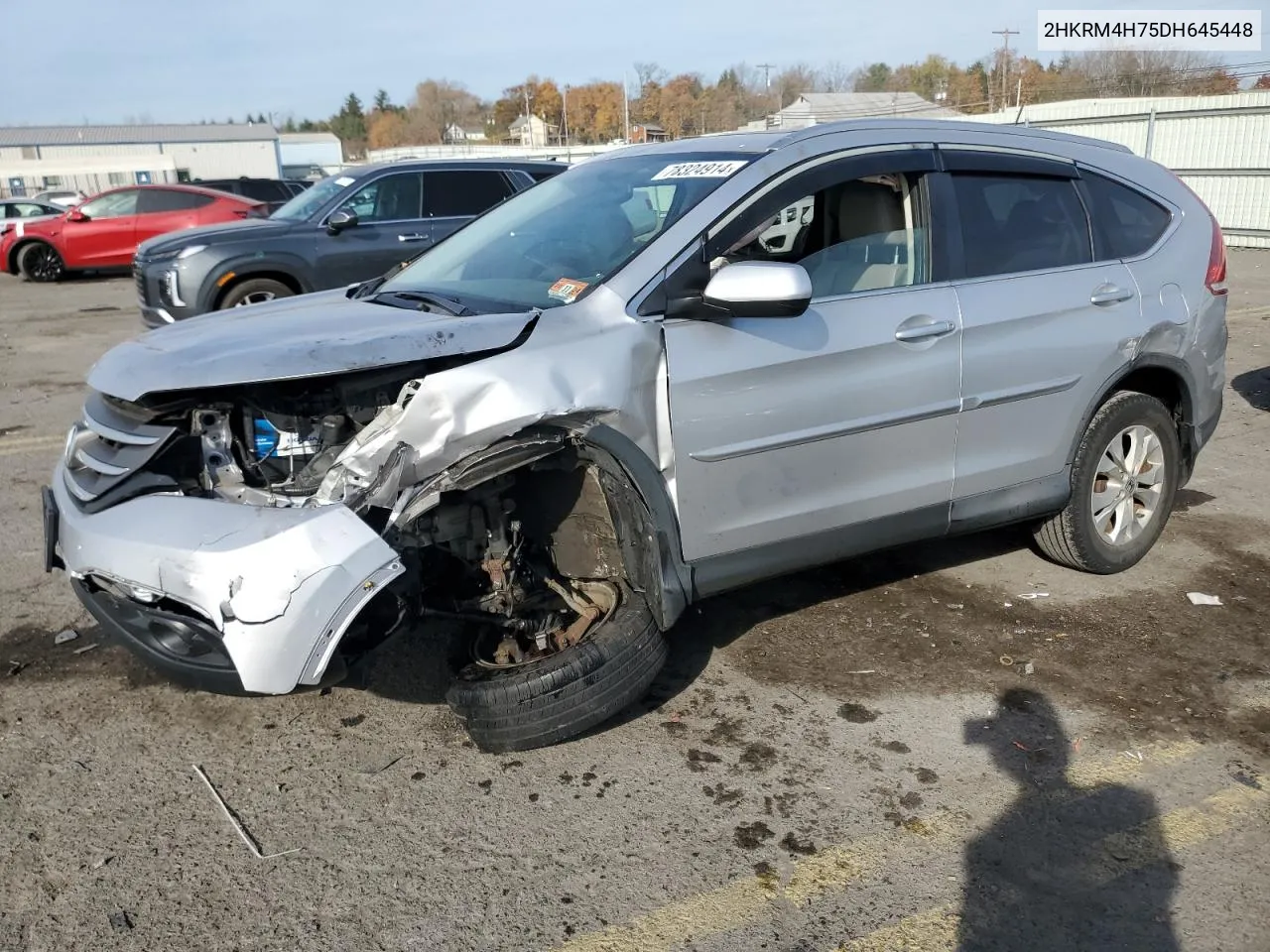 2013 Honda Cr-V Exl VIN: 2HKRM4H75DH645448 Lot: 78324914