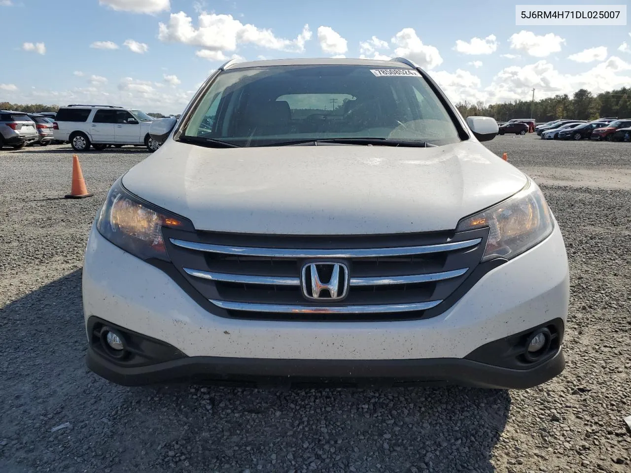 2013 Honda Cr-V Exl VIN: 5J6RM4H71DL025007 Lot: 78508524